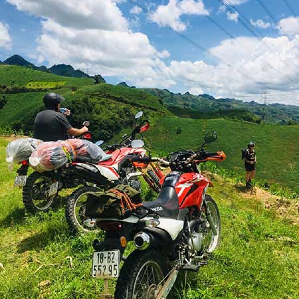 Riding break Vietnam Motorcycle Tour