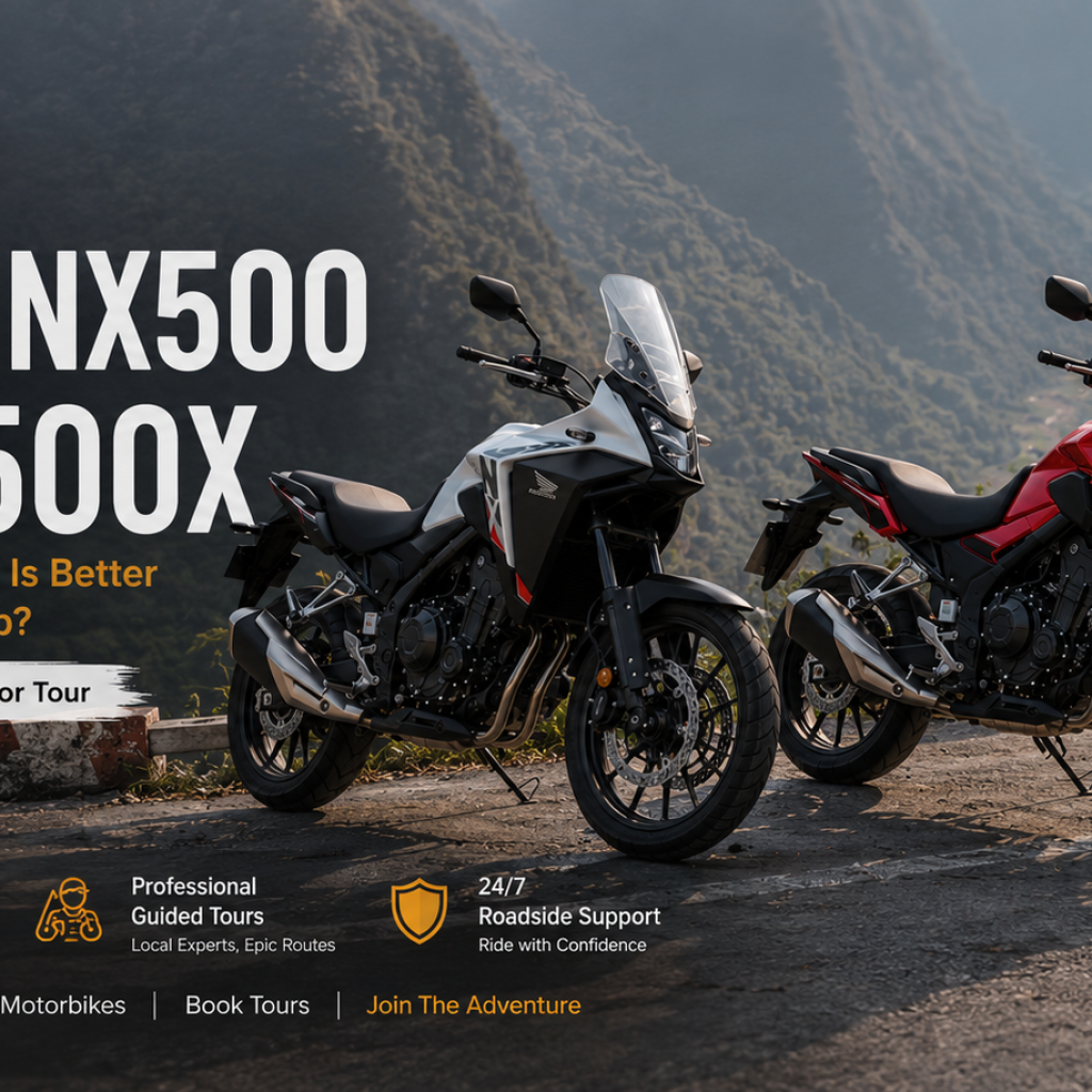 Honda NX500 vs CB500X