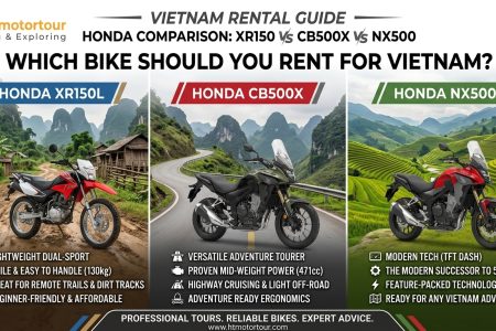 XR150 vs CB500X vs NX500-Which Bike Should You Rent for Vietnam