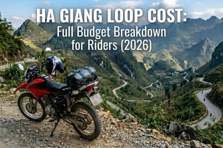 Honda XR150 motorbike rental for Ha Giang Loop