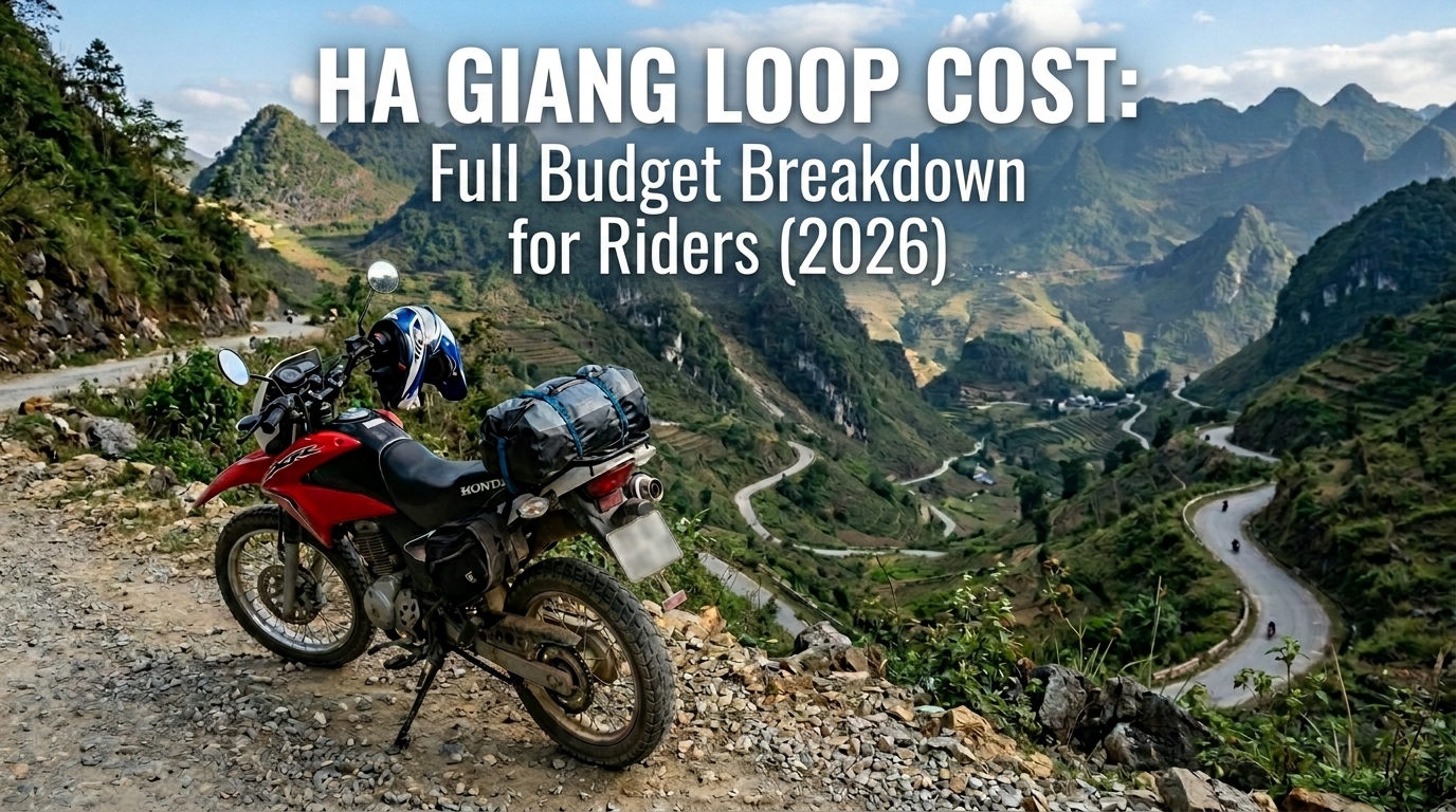 Honda XR150 motorbike rental for Ha Giang Loop