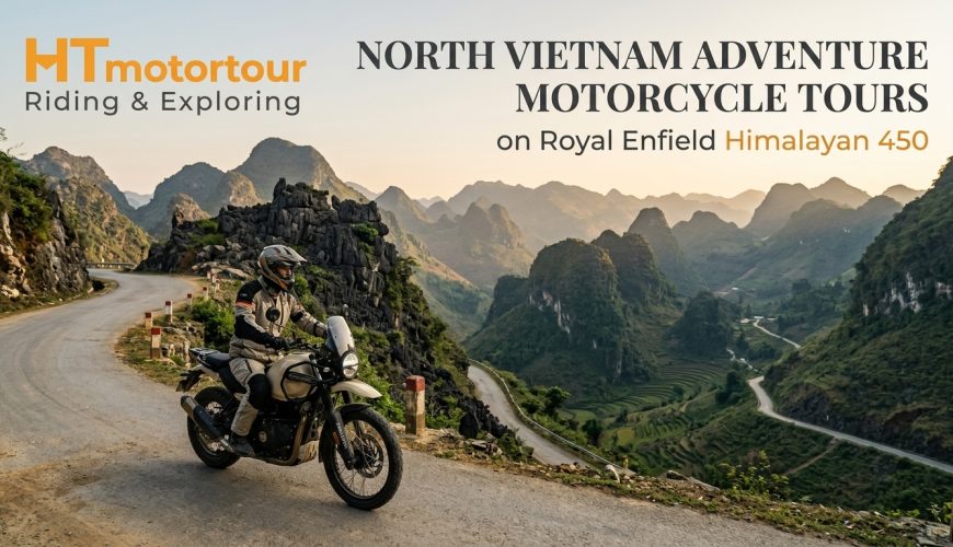 North Vietnam Adventure Motorcycle Tours on Royal Enfield Himalayan 450