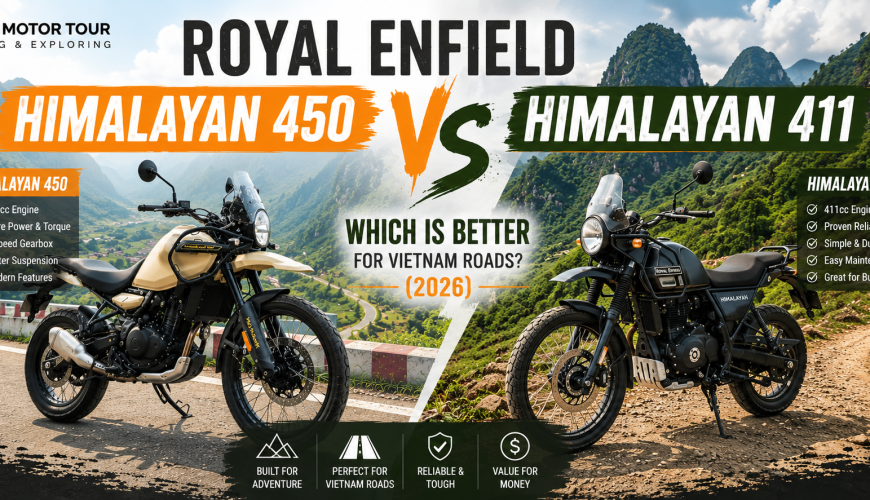 Royal Enfield Himalayan 450 vs 411