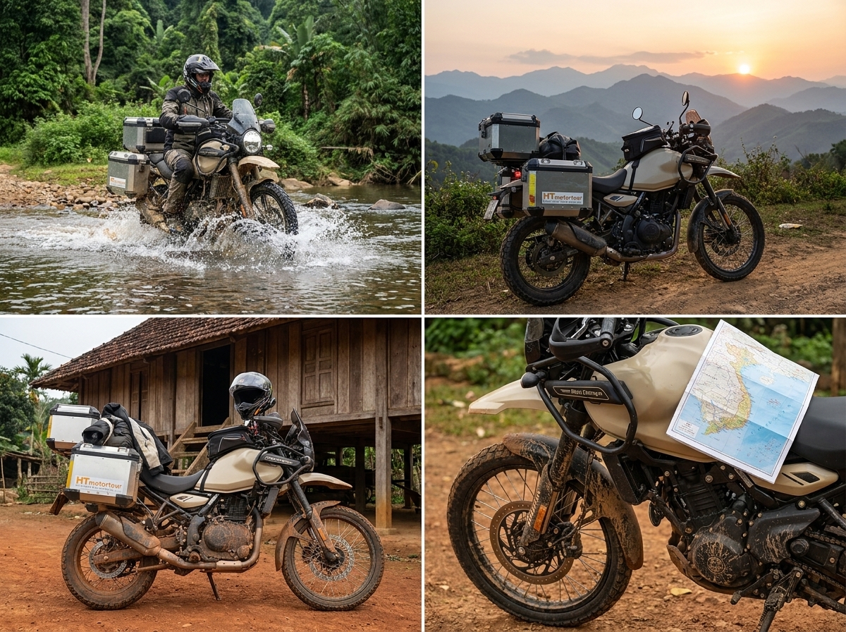 Ho Chi Minh Trail motorcycle tour Royal Enfield Himalayan 450 Vietnam