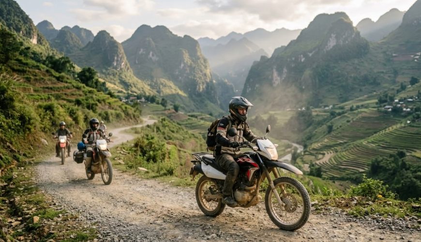Honda XR150L Rental Vietnam - Price Hanoi Pickup & Best Routes