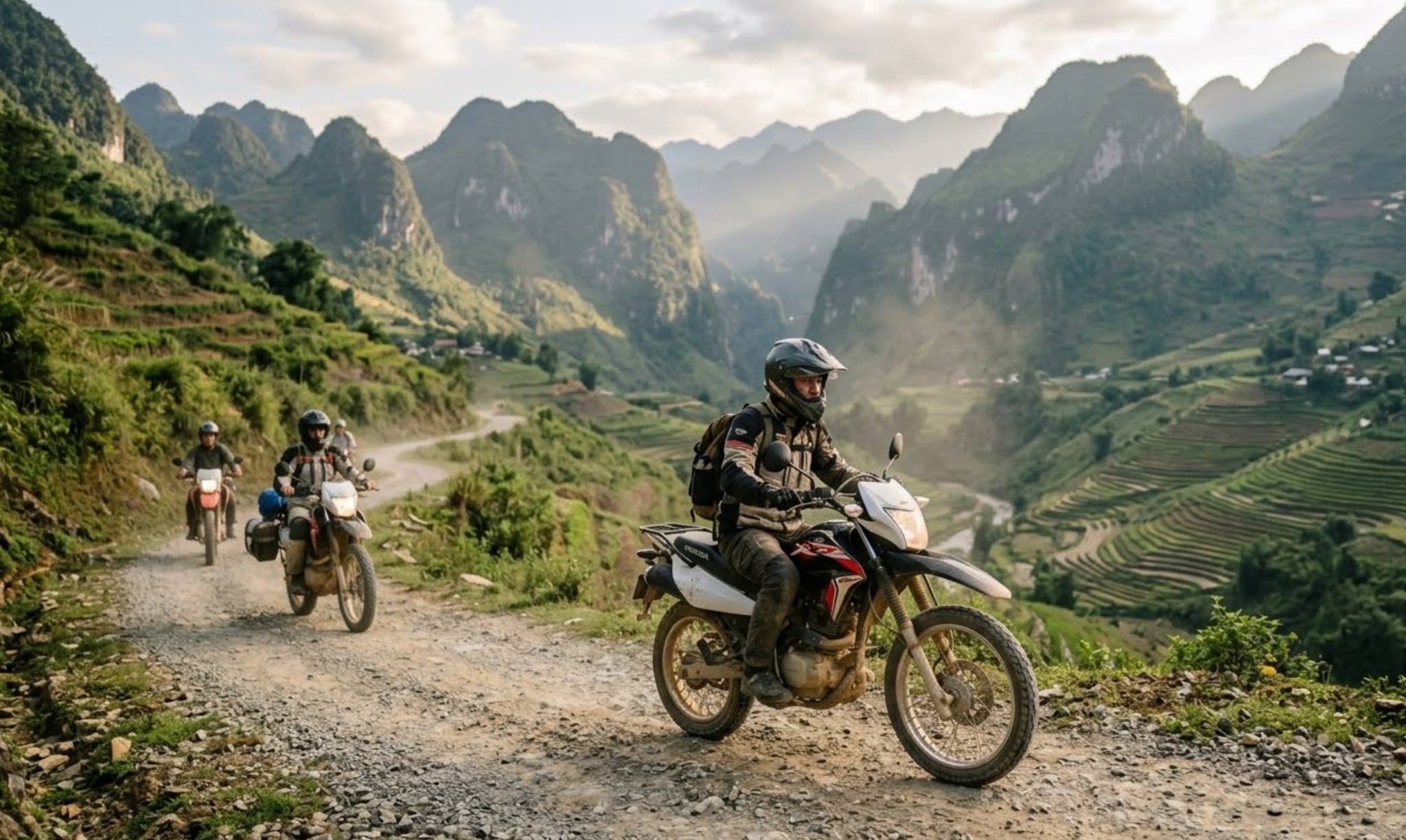 Honda XR150L Rental Vietnam - Price Hanoi Pickup & Best Routes