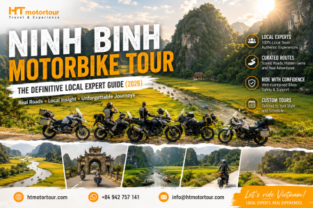 Ninh Binh Motorcycle Tour : Best Routes, Hidden Roads & Local Expert Guide (2026)