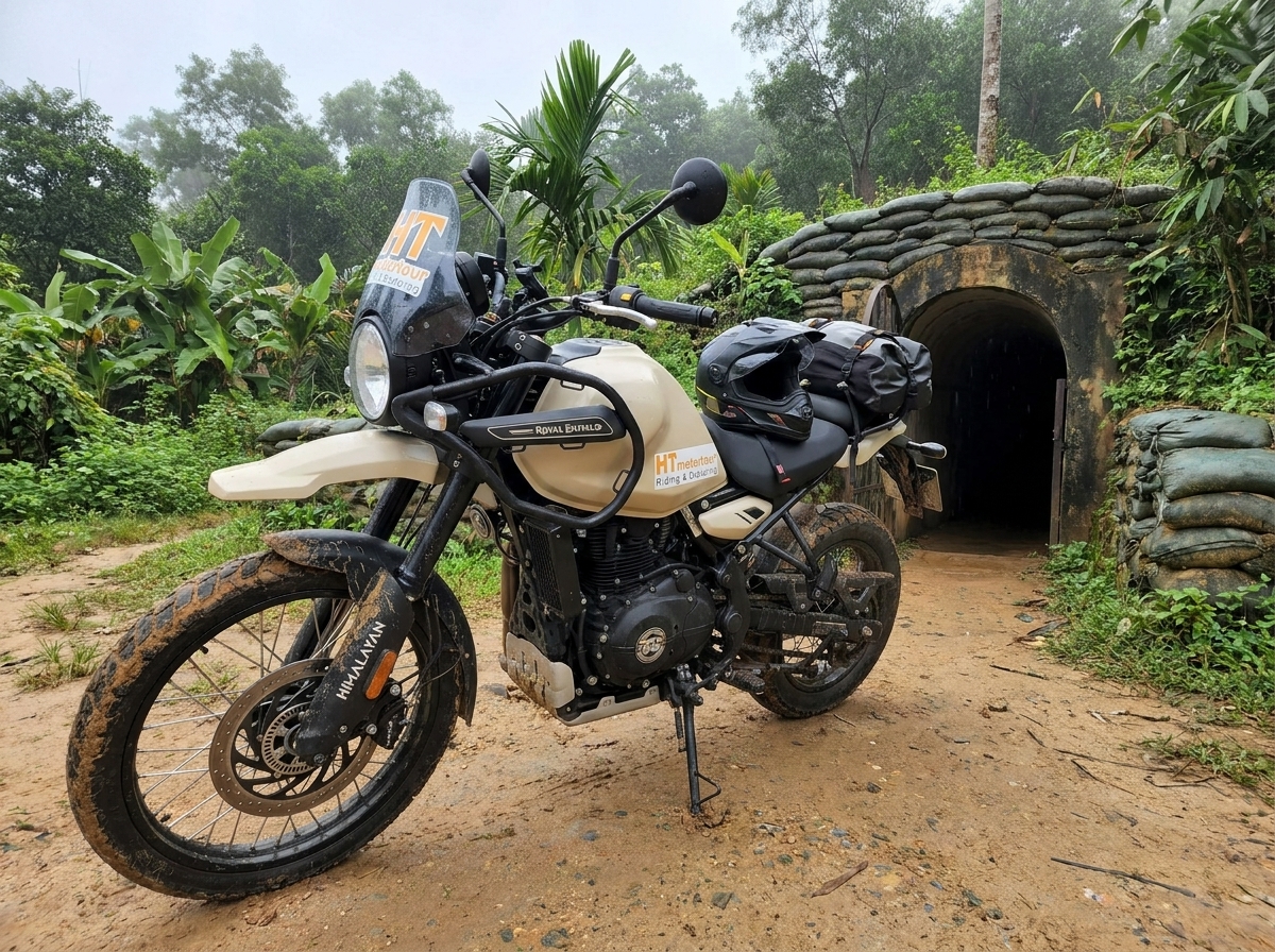Vinh Moc Tunnel DMZ Vietnam motorbike tour