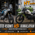 CFMOTO 450MT vs Royal Enfield Himalayan 450 Vietnam rental comparison
