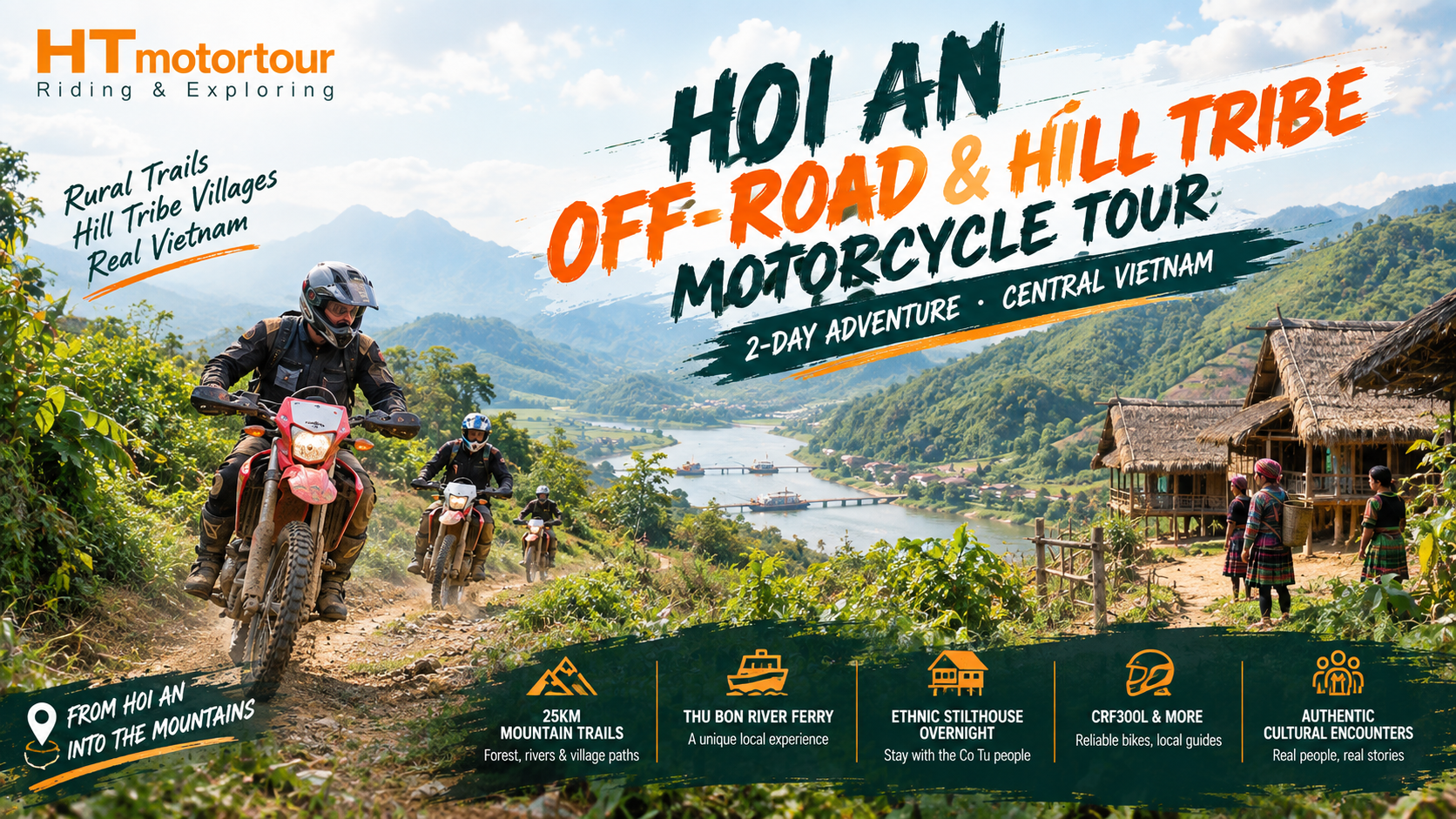Hoi An off-road motorcycle tour