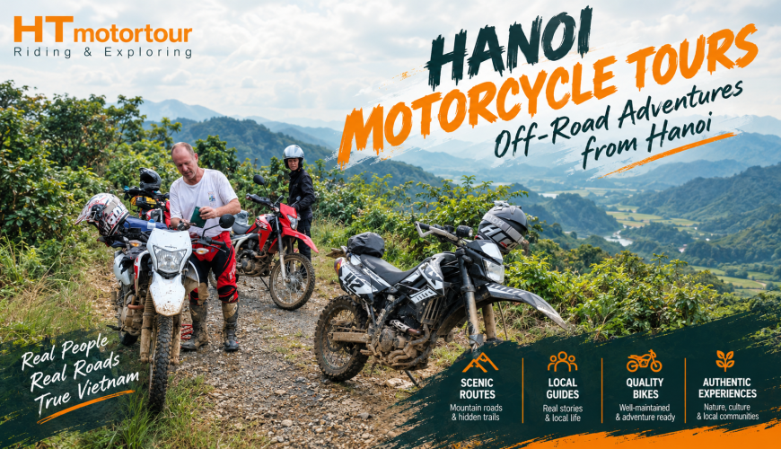 Motorcycle Tour from Hanoi