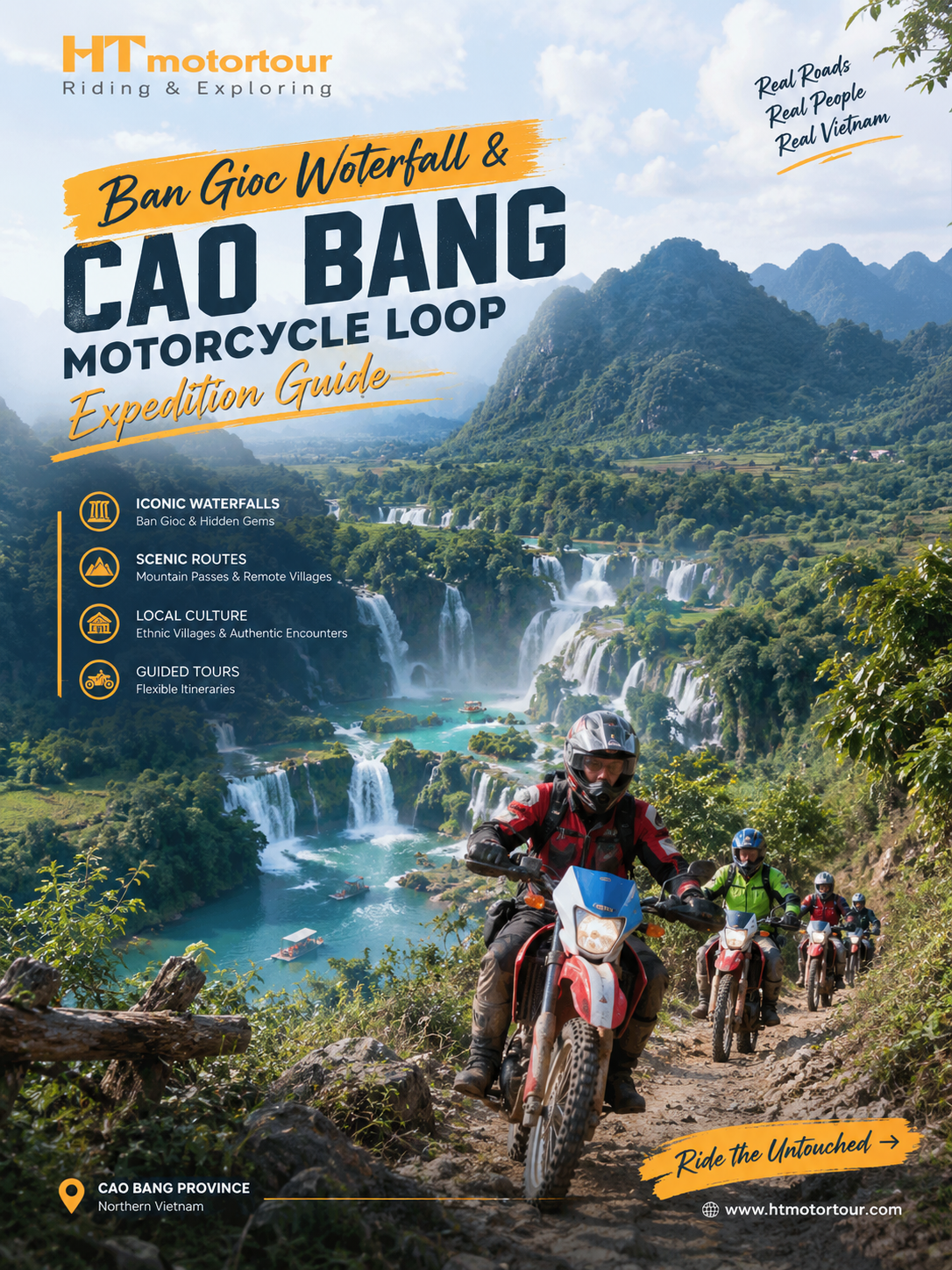 Ba Be Lake motorcycle tour from Hanoi