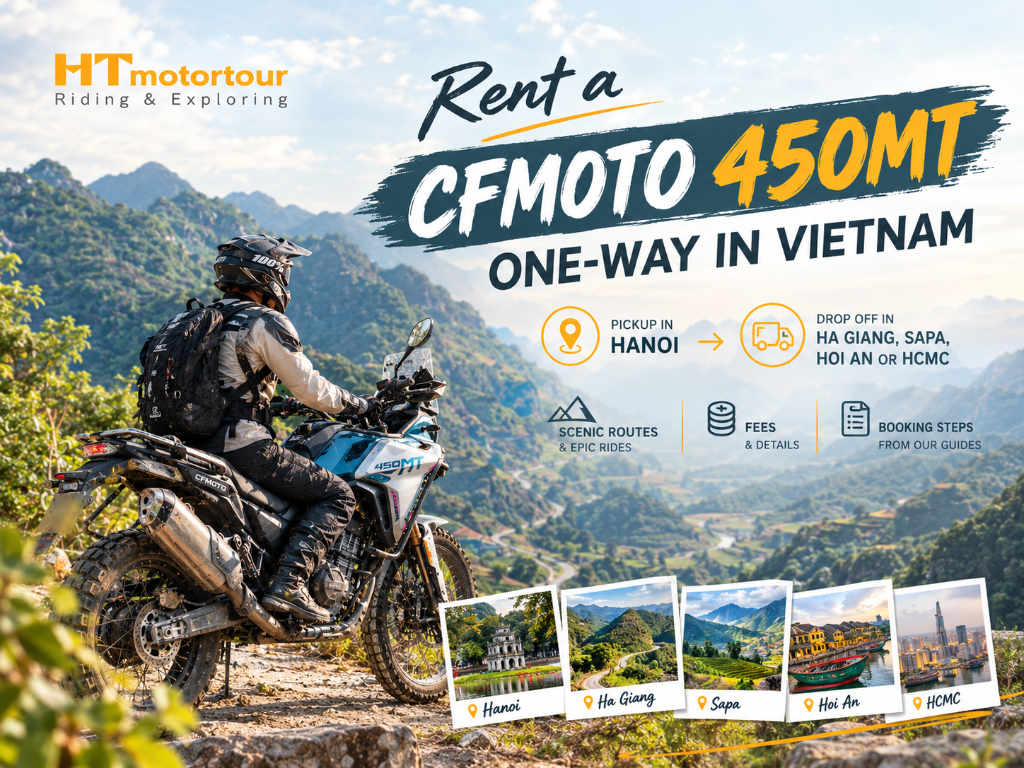 cfmoto 450mt one way rental vietnam